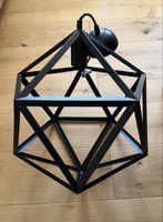 Hängelampe schwarz geometrisch 