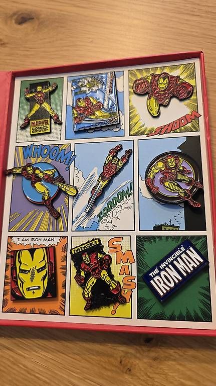 Plaquettes & Badges: Ironman Marvel Pinset – Neuf avec emballage d'origine à Bazenheid par Exo_Tic 2