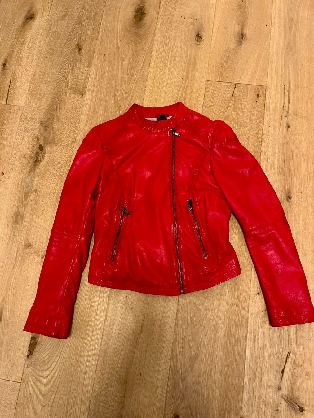 Giacche: Wunderschöne rote Oakwood-Lederjacke – Usato da Reinach Bl venduto da Sidarta74 2