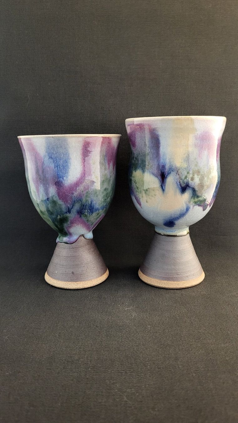 Tasses: 2 Keramik-Kelche SEAWARD POTTERY – D'occasion à Basel par spinne02 1
