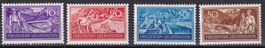 Liechtenstein Serie 122 - 125 * 30.6.1937
