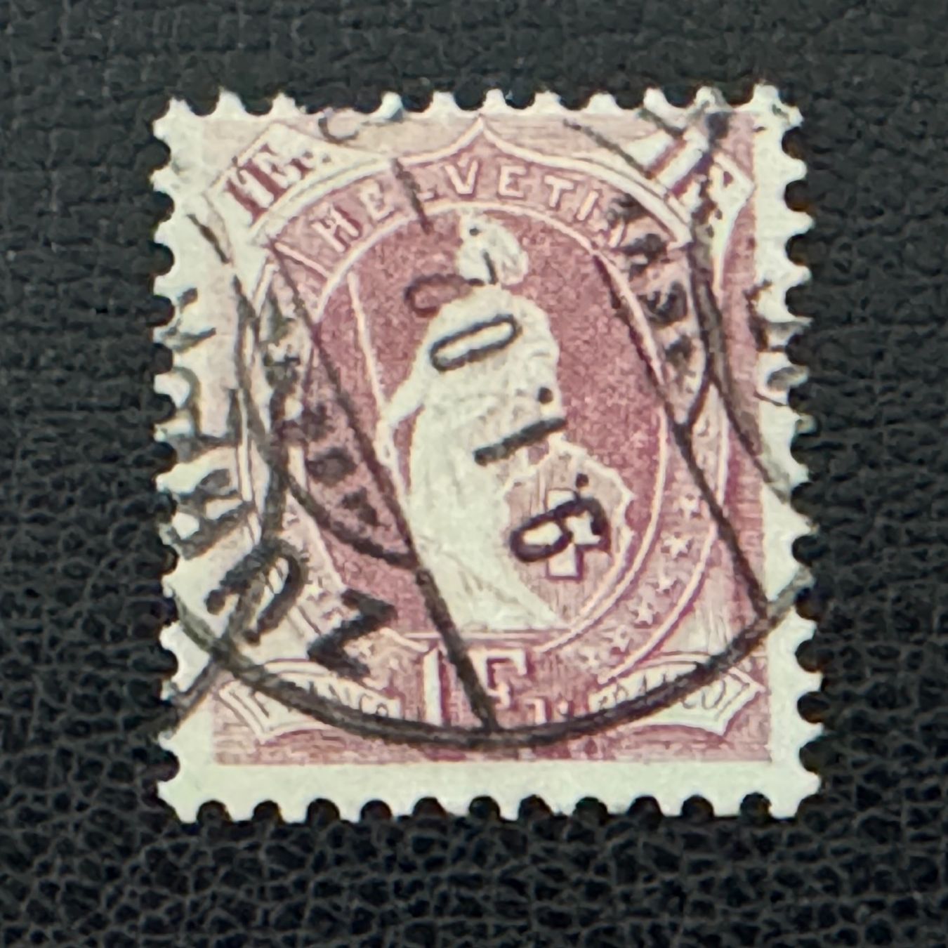 Tous les timbres: Stehende Helvetia 1900, 71E, gestempelt – D'occasion à Stallikon par HILDECH1 1