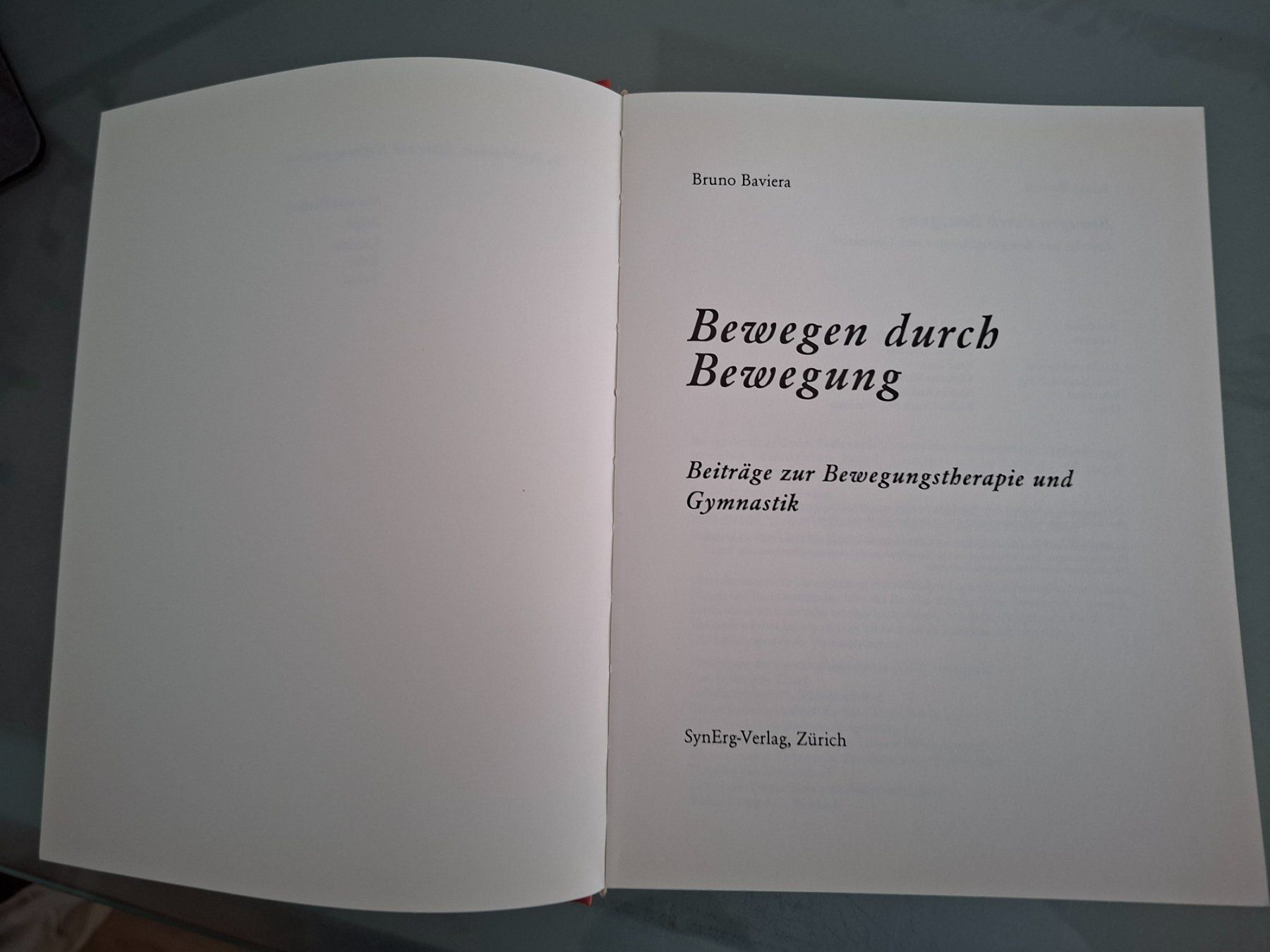 Libri: Bewegen durch Bewegung Bruno Baviera – Nuovo (secondo la descrizione) da Winterthur venduto da Psidler8 5