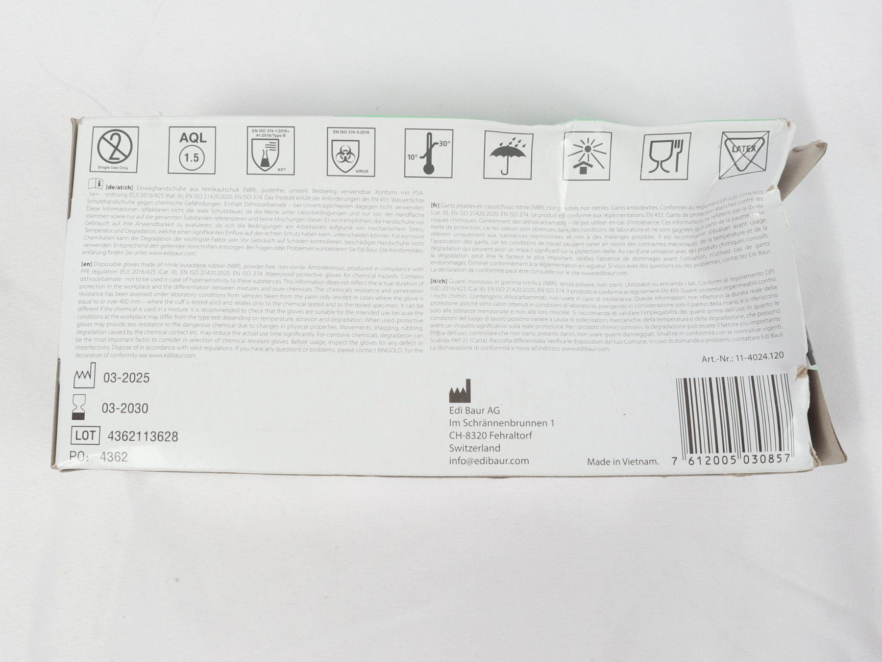 Gants & mitaines : SECONDSKIN STYL Nitril Einweghandschuhe Large100ST – Neuf avec emballage d'origine à Steinen par Restwert_Steinen 3