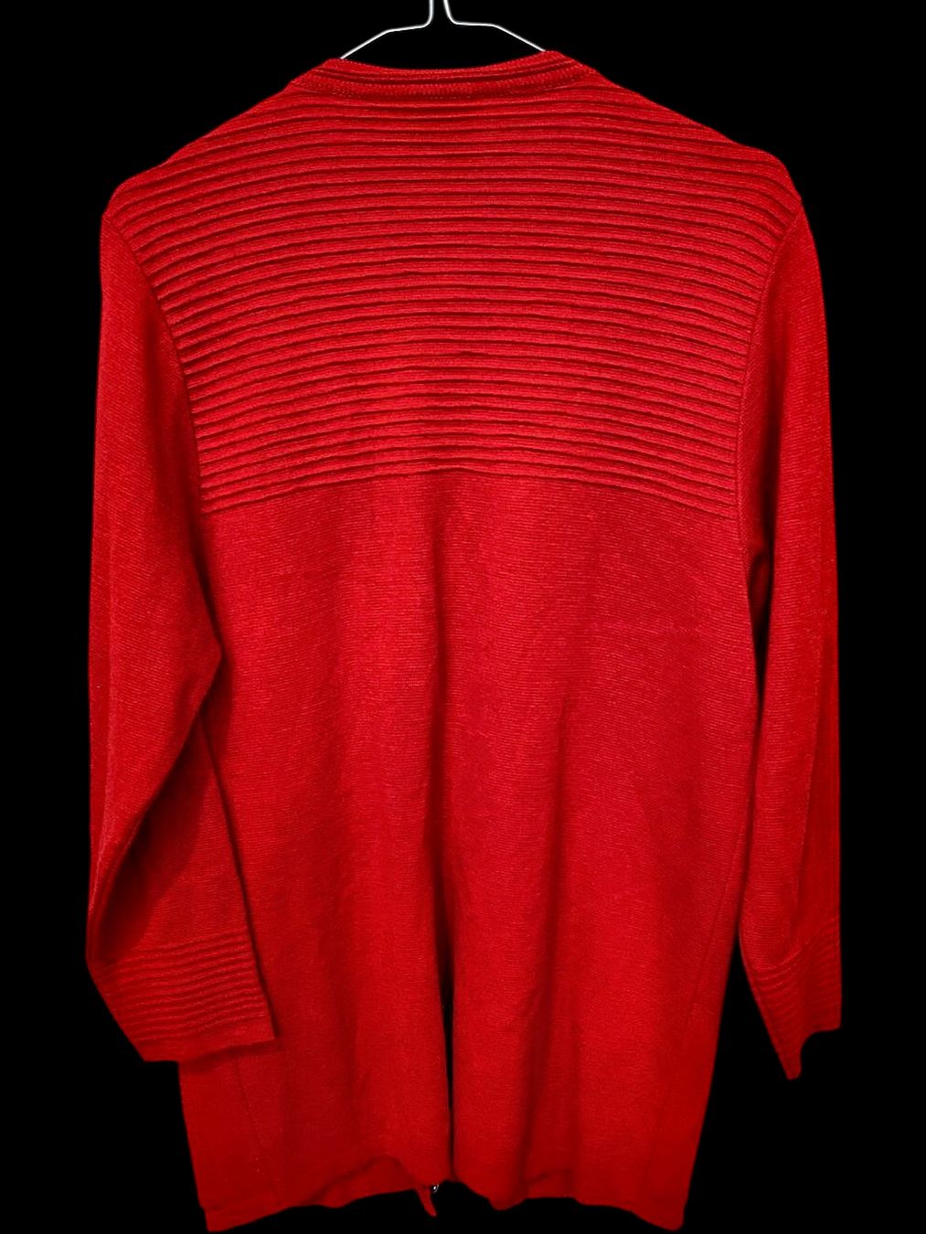 Maglioni & Felpe: Reutter U. Hepper Rote Strickjacke mit Rippenmuster – Usato da Zug venduto da vinokilo 4