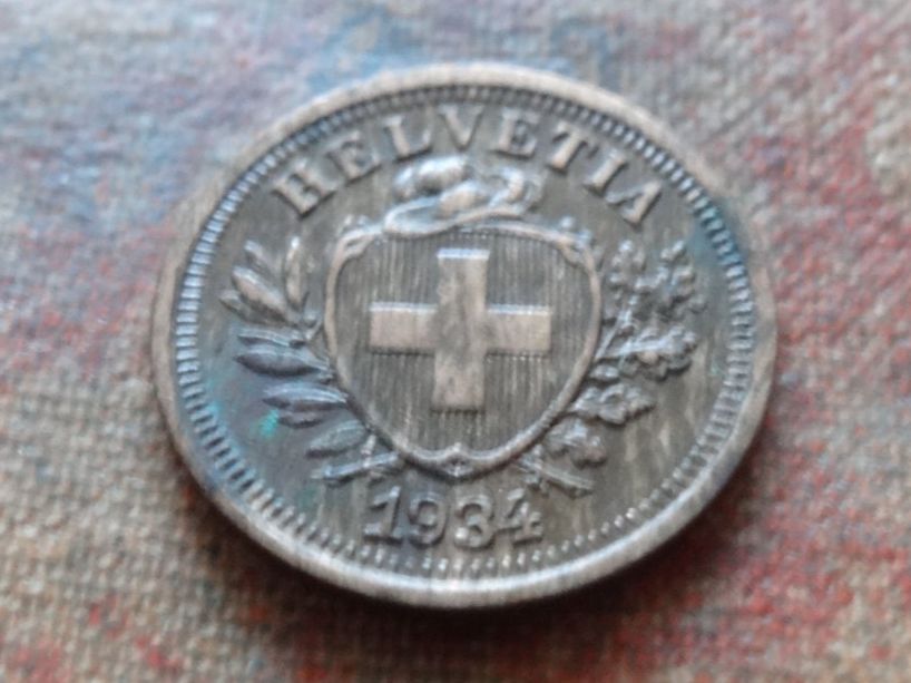 Tutti le monete: 1 Rp. 1934  (D) – Usato da Romanel-sur-Lausanne venduto da Swift13