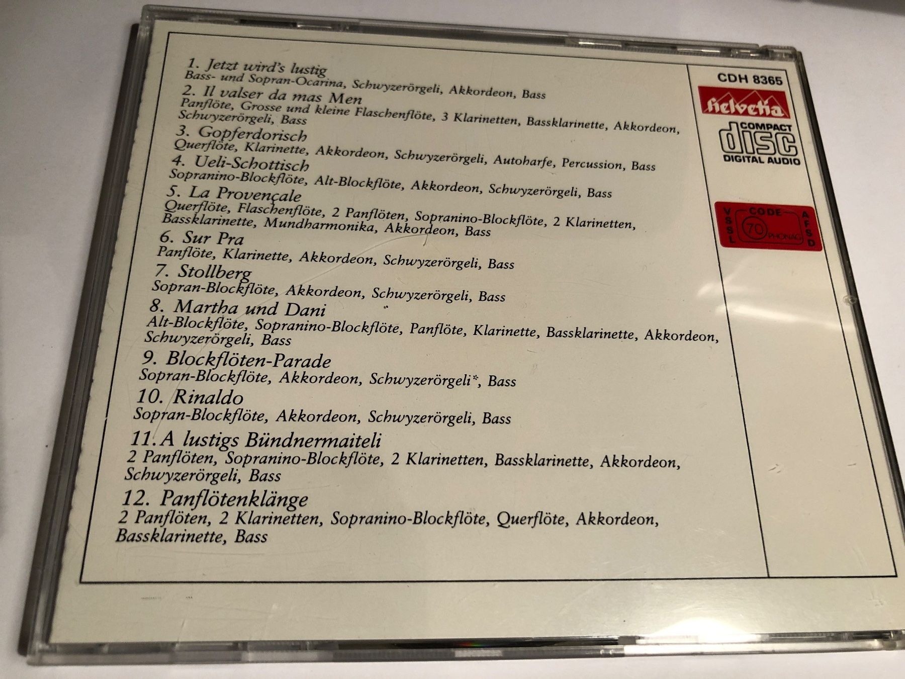 CDs: Peder Rizzi – D'occasion à Arth par Vrecam51 1