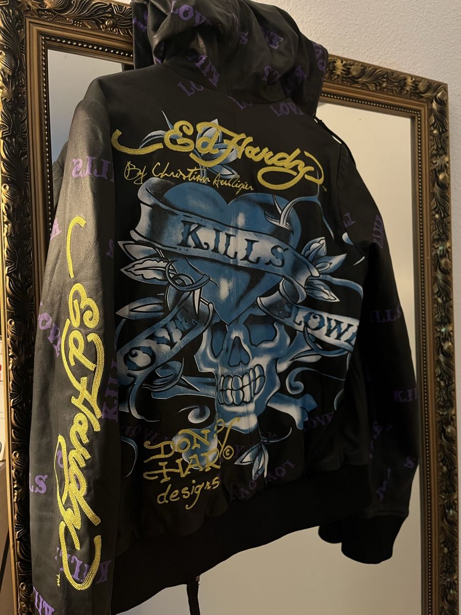 Ed Hardy Giacche: Ed Hardy Jacke (Leder) – Nuovo (secondo la descrizione) da Bern venduto da Zoee.pg 5