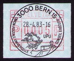 ATM 6_S-VO 3000 BERN 15_CONSEIL EXÉCUTIF DE L’UPU 28.4.83 !