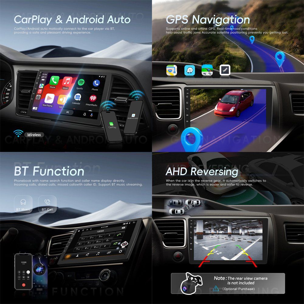 Navigatori: Autoradio Nissan Micra DAB+ Carplay Android Navi Bluetooth – Nuovo e nell'imballaggio originale da Chiasso venduto da online.shop 3