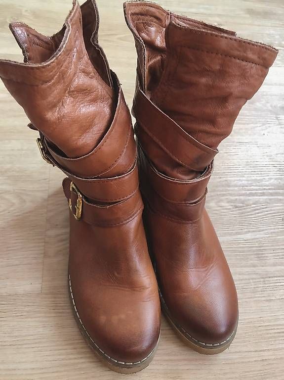 Damenschuhe: Just 4 Me braune Boots/Stiefelette, Gr. 37 – Gebraucht aus Zürich von lino07 3