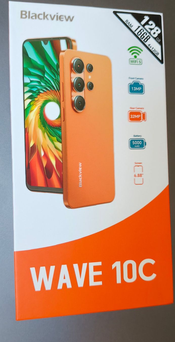 Blackview Telefoni cellulari / Smartphones: Blackview Wave 10C 6,88" HD+IPS Android 16 Handy schwarz – Usato da Heerbrugg venduto da sve_p826