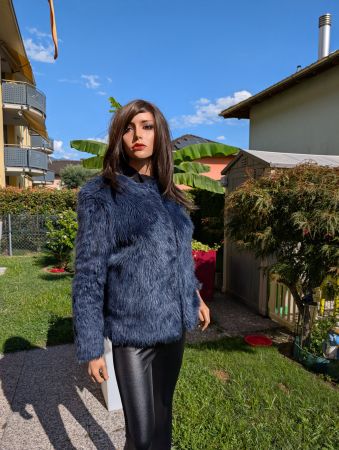 Jacke -  Kunstfell - Gr. S