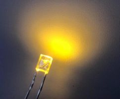 Quader-LED 10 Stk 2x3x4mm klar/gelb