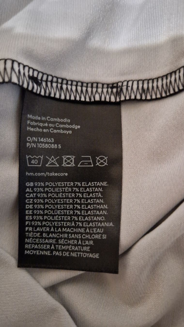 H&M Vestiti: Blaugraues Maxikleid in Batikoptik – Nuovo (secondo la descrizione) da Oberengstringen venduto da Sheera7 6