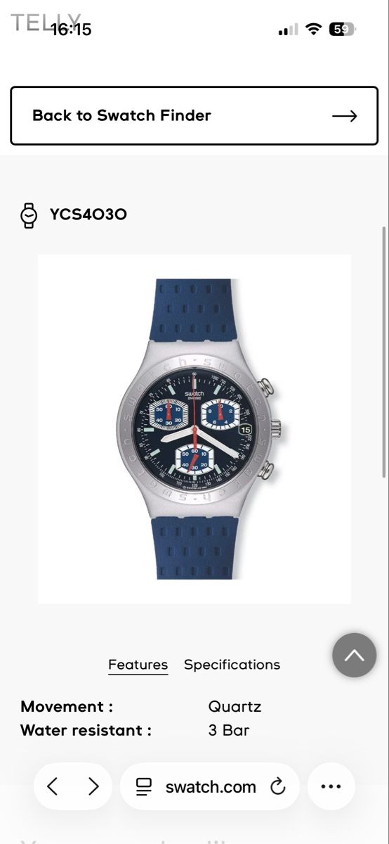 Swatch Orologi: Swatch irony Chrono Telly neu – Nuovo e nell'imballaggio originale da Zürich venduto da sta_dvk9 1