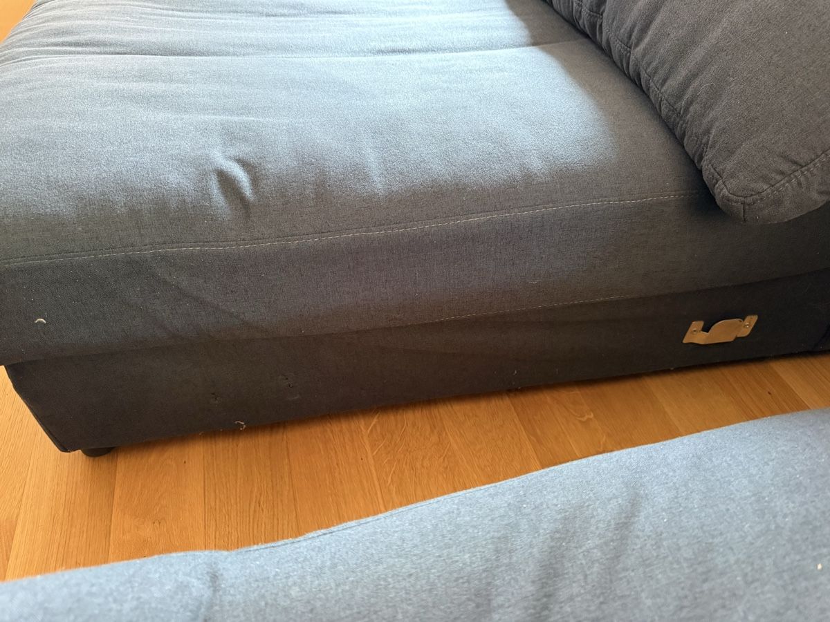 Divani: Sofa Stoff Dunkelblau (2 Einzelne hälften!)  – Usato da Reinach BL venduto da Alex.1998. 4