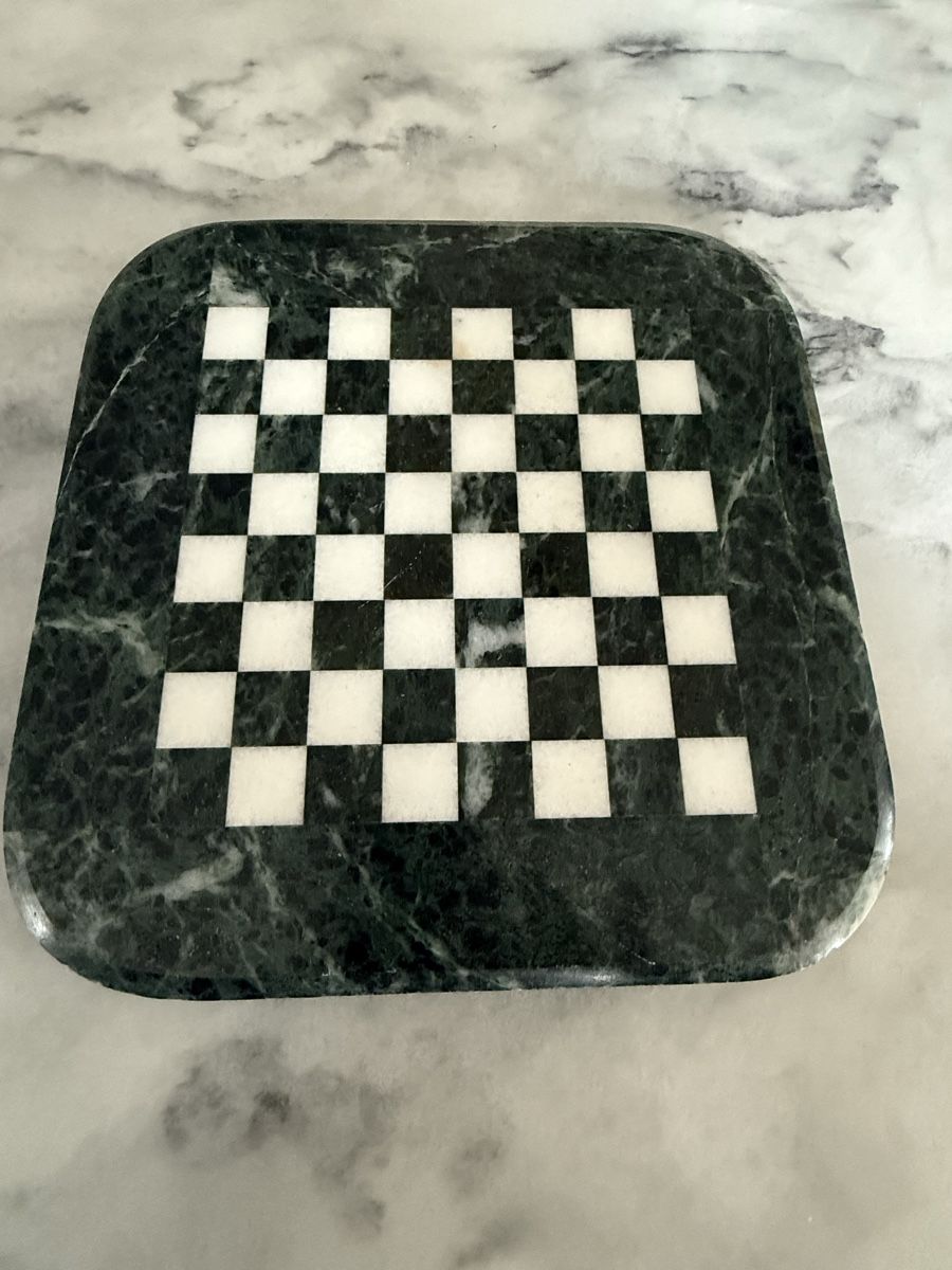 Giochi: Schachspiel aus Marmor mit Figuren – Usato da Aarburg venduto da Yula24 6