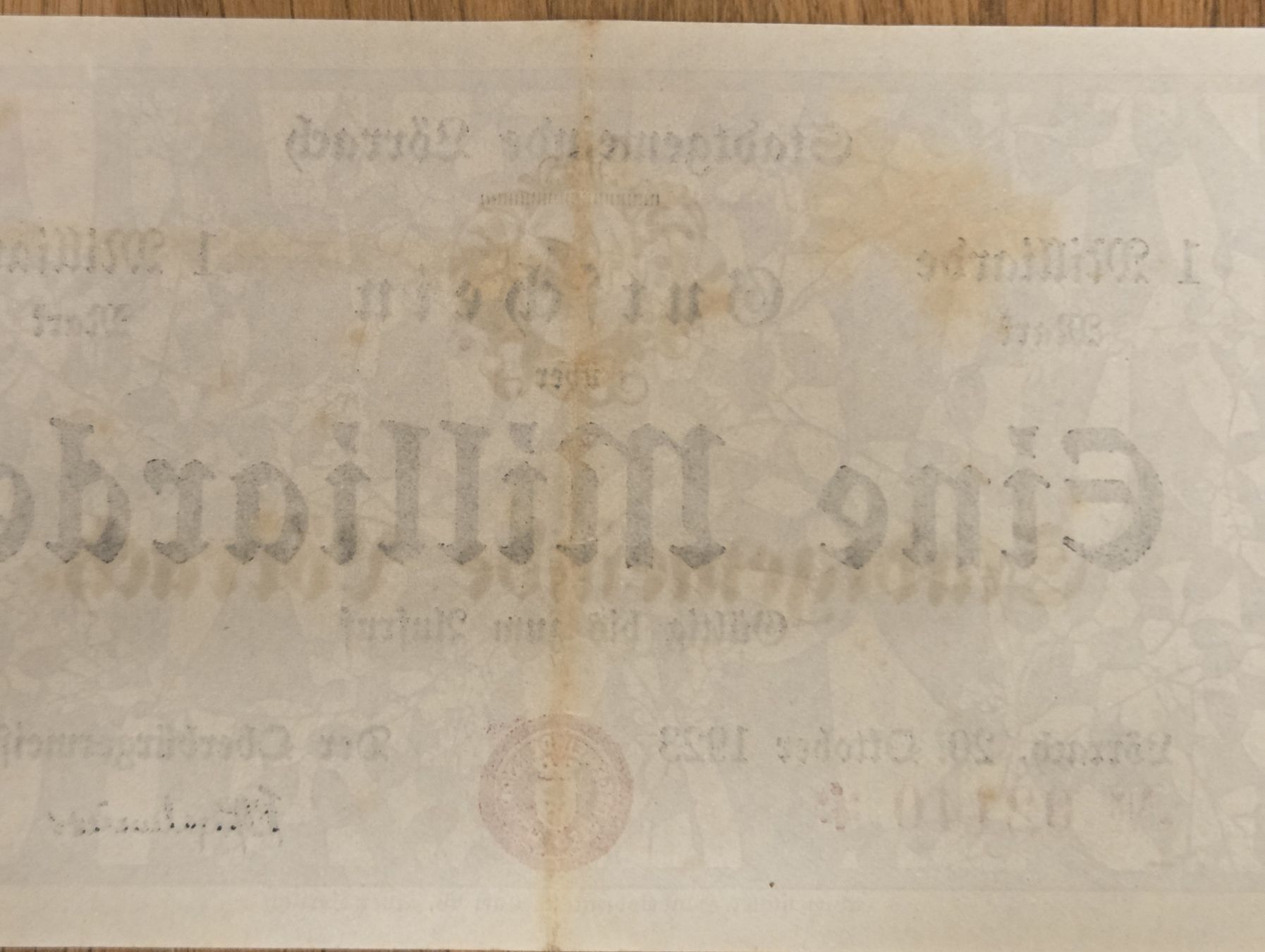 Banconote: Notgeld Stadtgemeinde Lörrach 1 Milliarde Mark 1923 – Usato da Stans venduto da Ducati16 6