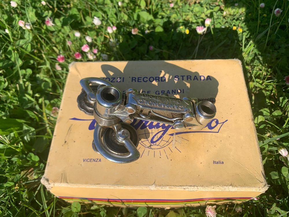 Dérailleur Arrière Vélo Vintage Campagnolo Nouvo Gran Sport - Pièce Cycle Rétro