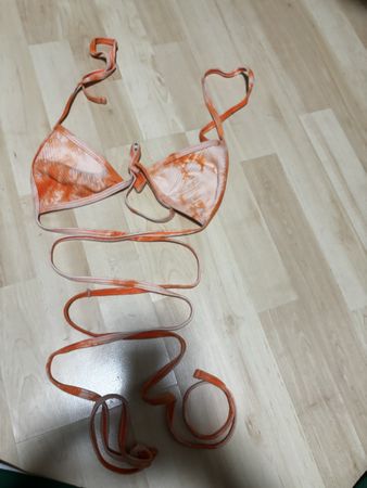 Bikini Oberteil mit Muster Gr. S