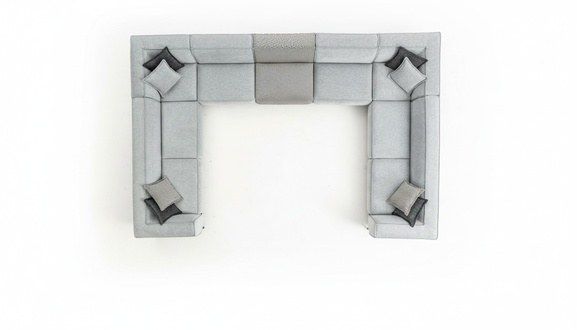 Divani: Ecksofa U Form Wohnzimmer Modern Design Big Grau Sofa Couch – Nuovo e nell'imballaggio originale da Zug venduto da jvmoebel-schweiz 2