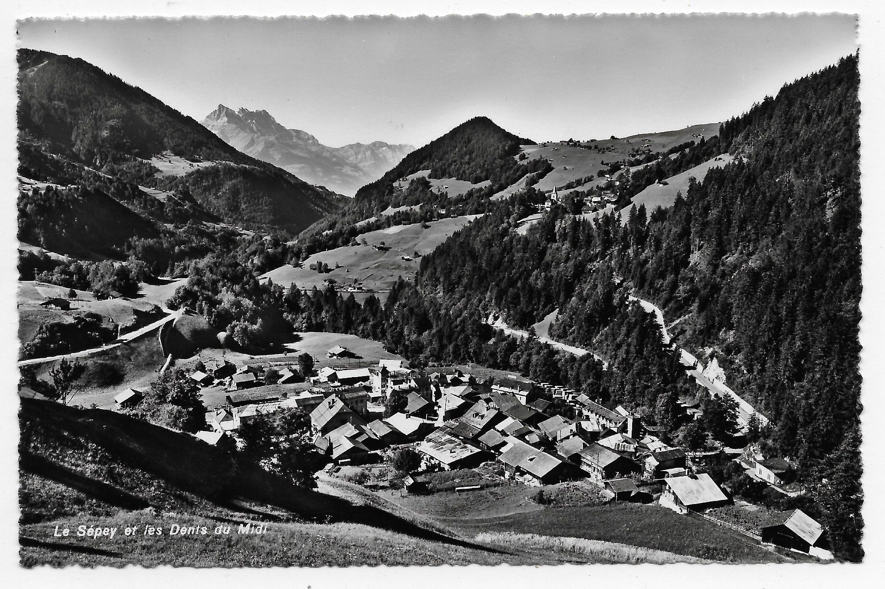 Cartoline postali: Le Sépey et les Dents du Midi – Usato da Hefenhofen venduto da Richsalz