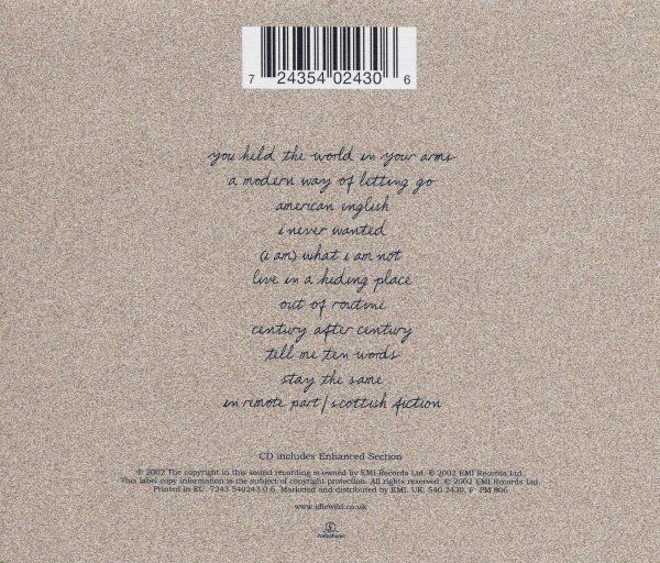 CD: ldlewild  THE REMOTE PART Alternative Rock Indie Rock CD – Usato da Kandergrund venduto da Sososo 2