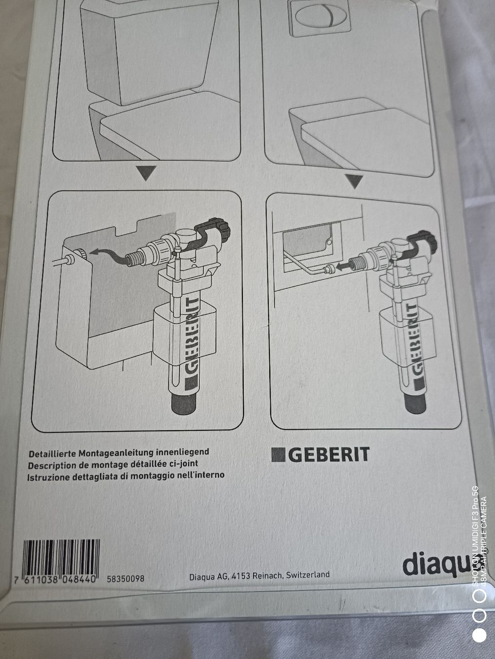 Geberit WC: Geberit Universal-Spülventil -Set neu WC Ventil – Neu und originalverpackt aus Aarwangen von to-hirschi 4