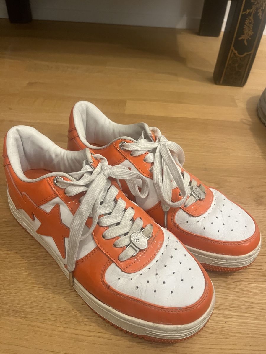 Bape Herrenschuhe: BAPE  orange white sneakers – Gebraucht aus Winterthur von 3mi_2kpf 3