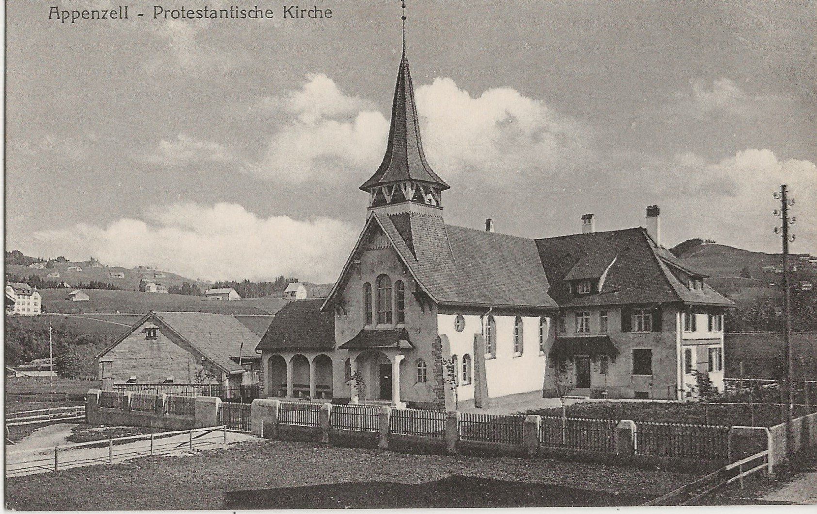 Cartoline postali: Appenzell,Protestantische Kirche – Usato da Frauenfeld venduto da Merk52