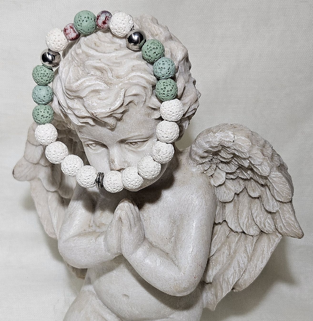 Bracciali & Braccialetti: Lavastein-Mix Armk. - Spendenaktion – Nuovo (secondo la descrizione) da Unterkulm venduto da Nachtigall 3