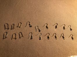 9 Paar verschieden Ohrring Haken zum selber machen