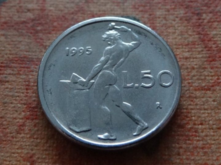Tutti le monete: ITALIE  50  Lire  1995 – Usato da Romanel-sur-Lausanne venduto da Swift13