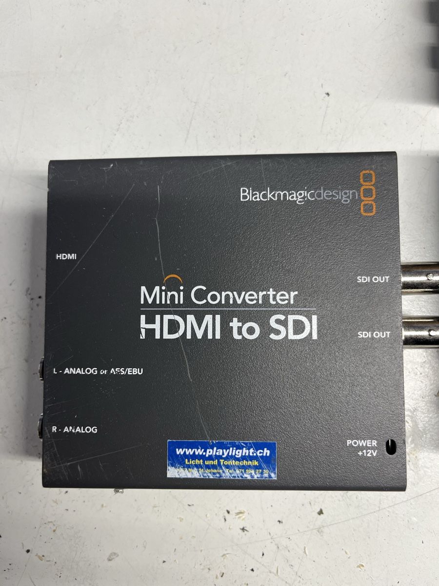 Blackmagic Convertitori: Converter Set SDI to HDMI – Usato da Nesslau venduto da Pbon 2