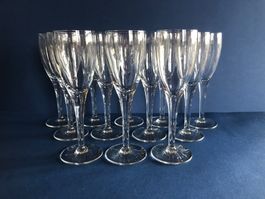 Glas Gläser 12 Stk Sektgläser Champagnergläser Proseccoglas