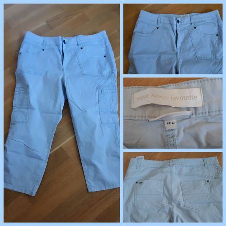 ***STREET ONE*** Sommerhose hellblau 42/22