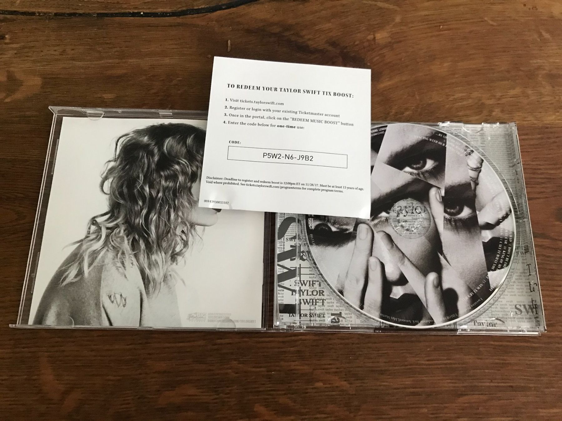 CDs: TAYLOR SWIFT - Reputation - CD inkl.Poster – Gebraucht aus Buchs AG von Archie 1