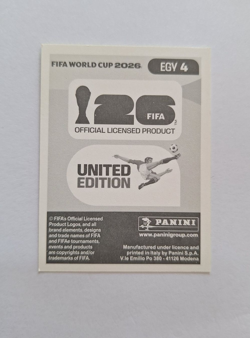Panini Carte collezionabili: Panini Mohamed Hamdy EGY 4 – Nuovo (secondo la descrizione) da Romanens venduto da Crocette 1