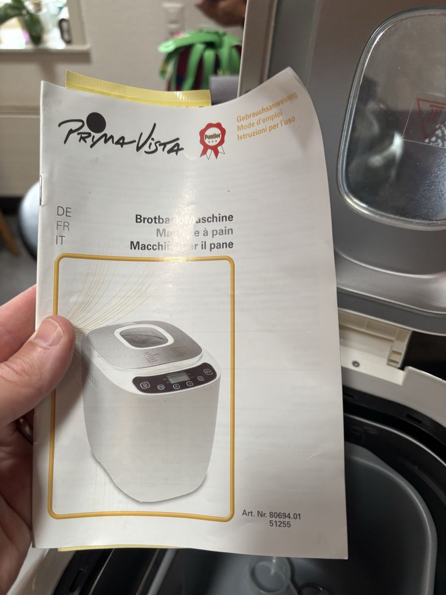 Backöfen: Machine à pain Prima Vista / neuve – Neu (gemäss Beschreibung) aus Puidoux von tof_l298 3