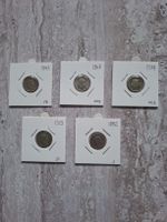 5 Rappen Sammlung 667 Stück 1882 bis 1974 und bis 1999