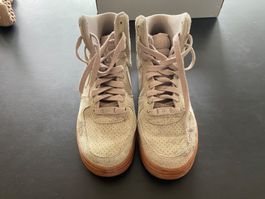 Nike Air Force 1 High Sneakers Damen Beige Grösse 38