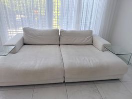 Grosses Sofa beige gebrauchter Zustand