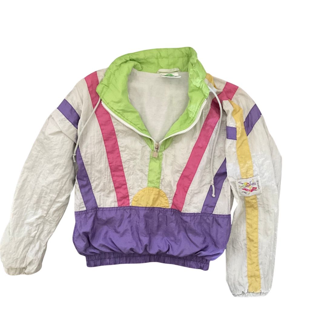 Giacche: VINTAGE CROPPED WINDBREAKER JACKET S – Usato da Zofingen venduto da JumpInVintage