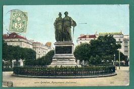 Genève, Monument National, 1907, gelaufen