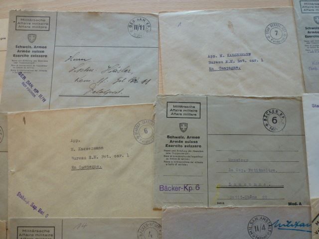 Tutti i francobolli: 21 Stück Feldpostbriefe Sonderstempel – Usato da Walkringen venduto da Casablanca777 2