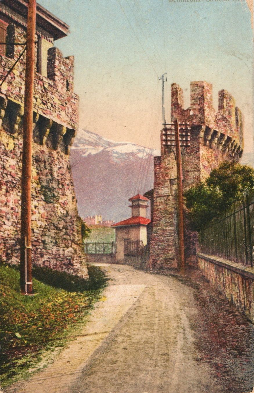 Cartoline postali: Bellinzona - Castello d'Uri – Usato da Melano venduto da pisonsdro