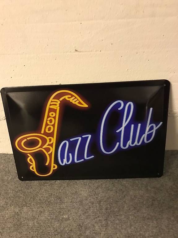 Insegne: 2 Blech Jazz Tafeln – Usato da Wängi venduto da ts7670
