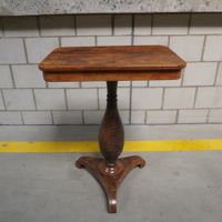 Schöner Antiker Holztisch Art Déco Nussbaum (HE225)