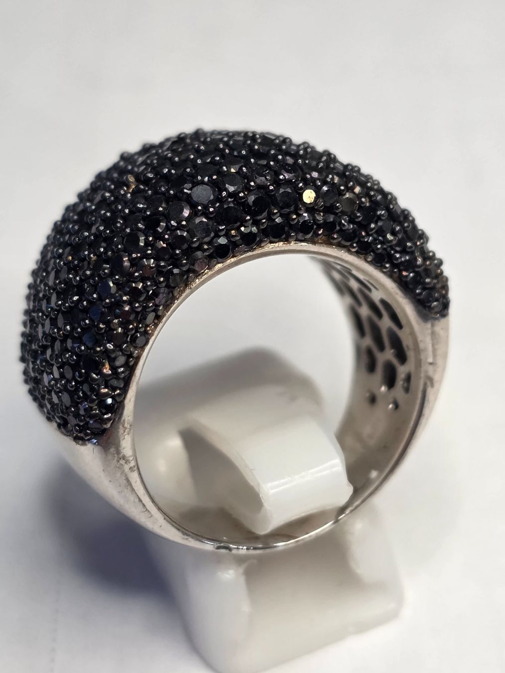 Bagues: Schwarzer Spinel Silber Fingerring – Neuf (Voir description) à Zürich par benedikt12 6